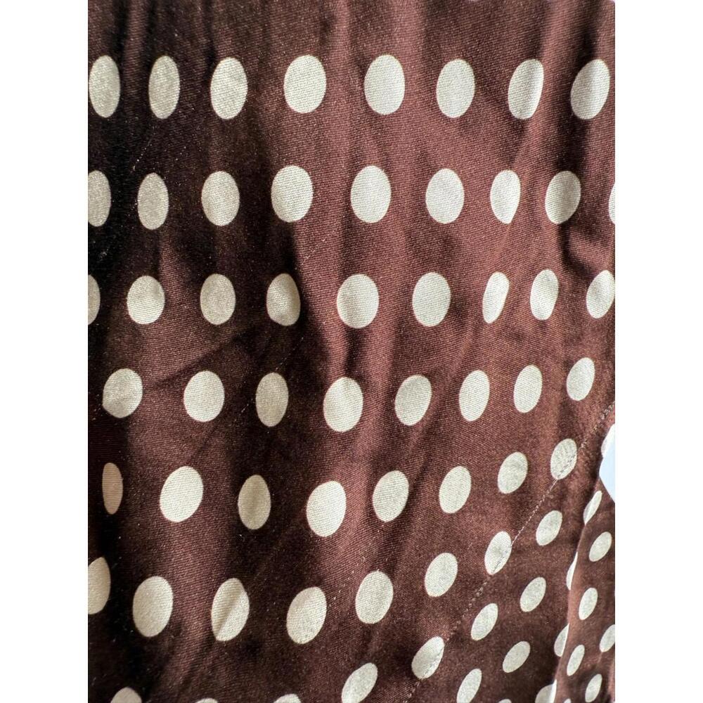 Ronny Kobo Brown Holiday Dress Size S with Minor Pulled Seam & Small Snags - Picture 8 of 9
